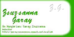 zsuzsanna garay business card